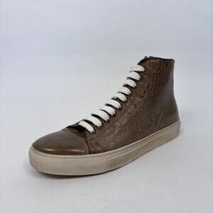 Benheart Leather High Top Sneakers Lombardi 1022 in Corda 39